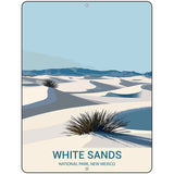 White Sands New Mexico Metal Novelty Parking Sign P-4540