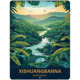 Xishuangbanna Rainforest Metal Novelty Parking Sign P-4553