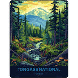 Tongass National Forest Metal Novelty Parking Sign P-4554