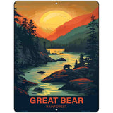 Great Bear Rainforest Metal Novelty Parking Sign P-4555