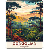 Congolian Rainforests Metal Novelty Parking Sign P-4557
