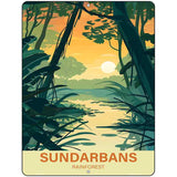 Sundarbans Rainforest Metal Novelty Parking Sign P-4558
