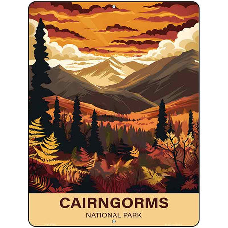 Cairngorms National Park Metal Novelty Parking Sign P-4560