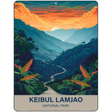 Keibul Lamjao National Park Metal Novelty Parking Sign P-4562