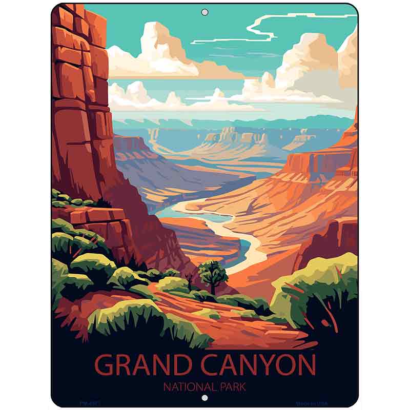 Grand Canyon National Park Metal Novelty Parking Sign P-4577