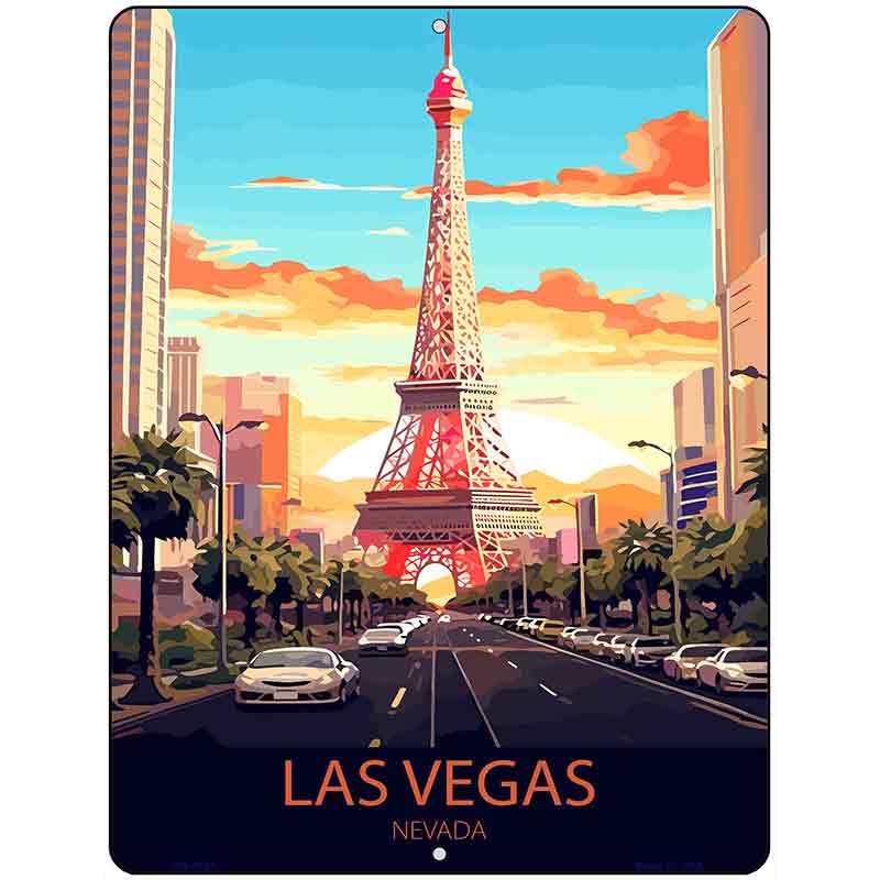 Las Vegas Nevada Metal Novelty Parking Sign P-4581