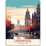 Liverpool United Kingdom Metal Novelty Parking Sign P-4582