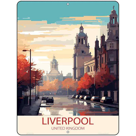 Liverpool United Kingdom Metal Novelty Parking Sign P-4582