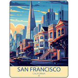 San Francisco California Metal Novelty Parking Sign P-4592