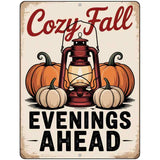 Cozy Fall Metal Novelty Parking Sign P-4605