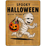 Spooky Halloween Metal Novelty Parking Sign P-4627
