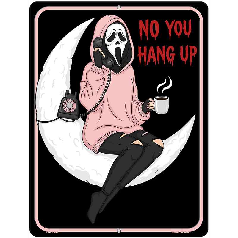 Scream & Chill Metal Novelty Parking Sign P-4642
