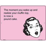 Wake Up And Realize E-Cards Metal Novelty Parking Sign 4.5" x 6" (PM)