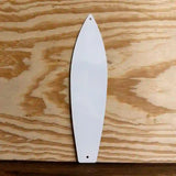 White Solid Dye Sublimation Blank 17" Surfboard Sign SB-000