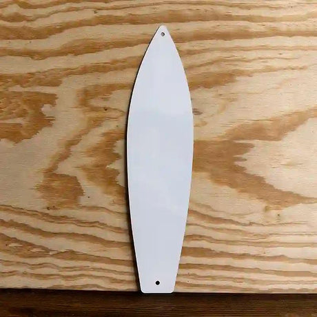 White Solid Dye Sublimation Blank 17" Surfboard Sign SB-000