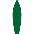 Green Solid Dye Sublimation Blank Novelty Metal Surfboard Sign 17" x 4.5" (SB)