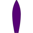 Purple Solid Dye Sublimation Blank Novelty Metal Surfboard Sign 17" x 4.5" (SB)