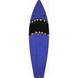 Blue Shark Novelty Metal Surfboard Sign 17" x 4.5" (SB)