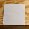 White Dye Sublimation 12" Novelty Metal Square Sign SQ-000