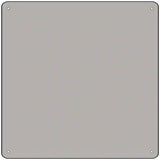 Gray Solid Novelty Metal Square Sign 12" (SQ)