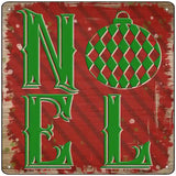 Noel Ornament Novelty Metal Square Sign 12" (SQ)
