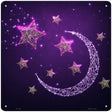 Moon and Stars Novelty Metal Square Sign 12" Sign (SQ)