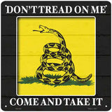 Come And Take It Gadsden Novelty Metal Square Sign 12" (SQ)