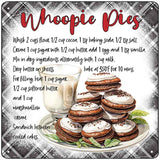 Whoopie Pies Recipe Novelty Metal Square Sign SQ-1694