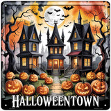 Halloweentown Novelty Metal Square Sign SQ-1695
