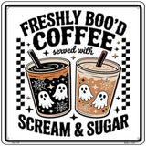 Freshily Bood Coffee Novelty Metal Square Sign SQ-1704