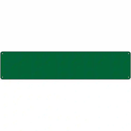 Green Solid Blank Novelty Metal Street Sign 24" x 5" (ST)