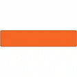 Orange Solid Blank Novelty Metal Street Sign 24" x 5" (ST)