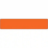 Orange Solid Blank Novelty Metal Street Sign 24" x 5" (ST)