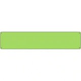Lime Green Solid Blank Novelty Metal Street Sign 24" x 5" (ST)