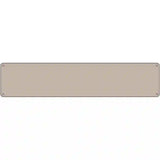 Tan Solid Blank Novelty Metal Street Sign 24" x 5" (ST)