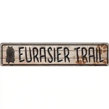 Eurasier Trail Novelty Metal Vanity Street Sign 24" x 5" (ST)