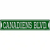 Canadiens Blvd Novelty Metal Street Sign 24" x 5" (ST)