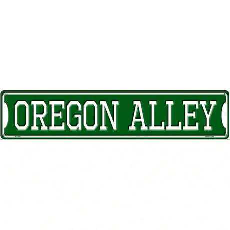 Oregon Alley Novelty Metal Street Sign 24" x 5" (ST)