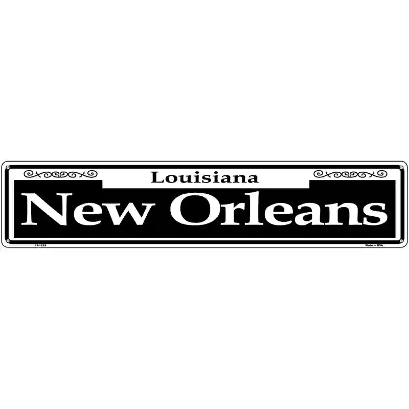 New Orleans Novelty Metal Street Sign 24" x 5" (ST)
