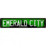 Seattle Washington Emerald City Novelty Metal Street Sign 24" x 5" (ST)