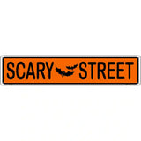 Scary Street Novelty Metal Street Sign 24" x 5" (ST)