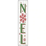 Noel White Novelty Metal Street Sign 24" x 5" (ST)
