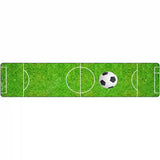 Soccer Field Novelty Metal Street Sign 24" x 5" (ST)