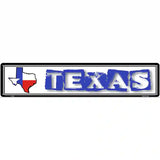 Texas State Outline Novelty Metal Vanity Street Sign 24" x 5" (ST)