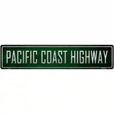 Pacific Coast Highway Metal Novelty Street Sign 24" x 5" (ST)
