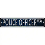 Police Officer Metal Novelty Street Sign 24" x 5" (ST)