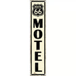Route 66 Motel Novelty Metal Street Sign 24" x 5" (ST)
