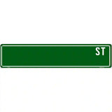 Green Street Blank Novelty Metal Street Sign 24" x 5" (ST)