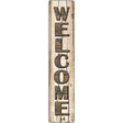 Welcome Wood Novelty Metal Street Sign 24" x 5" (ST)