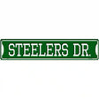 Steelers Dr Novelty Metal Street Sign 24" x 5" (ST)